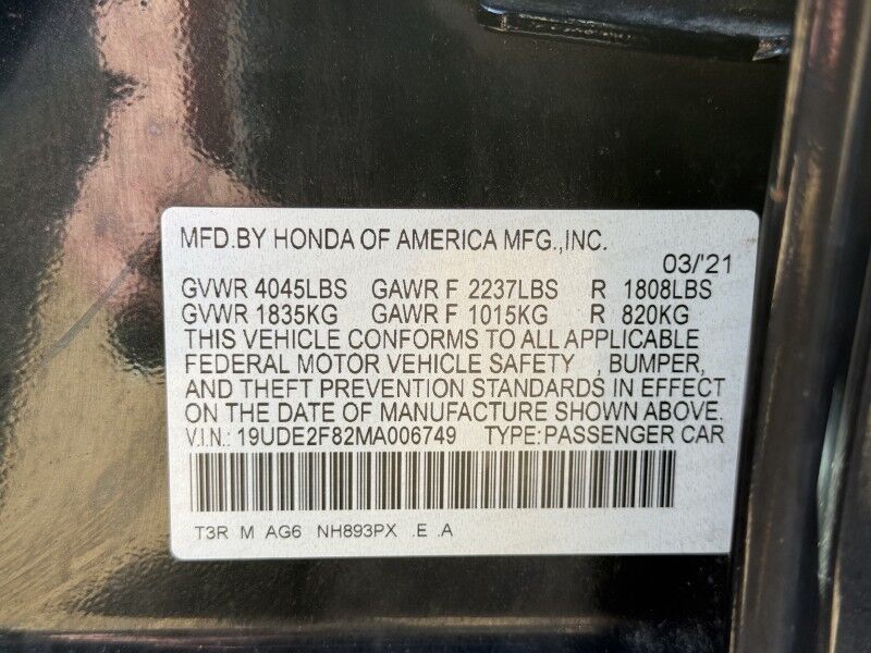 2021 Acura ILX FWD with Technology and A-SPEC Package Arlington VA