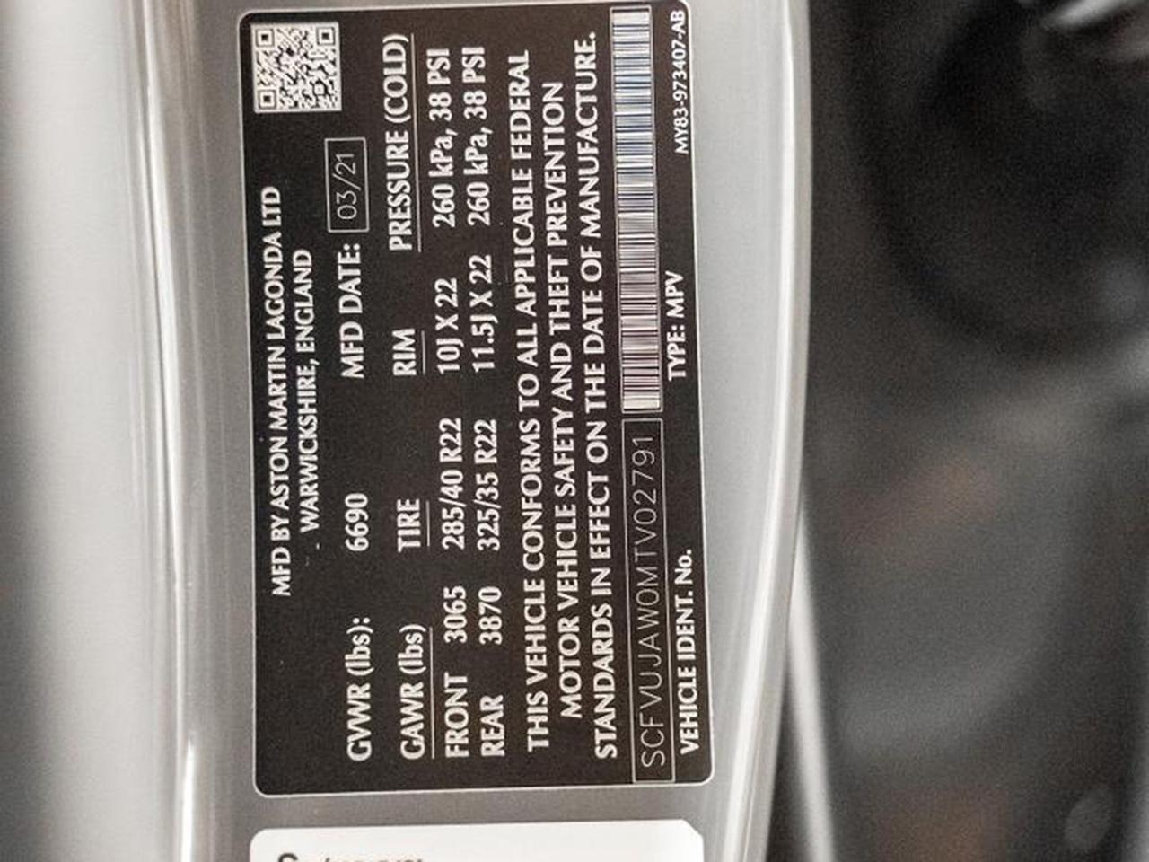 2021 Aston Martin DBX Base Ft Lauderdale FL