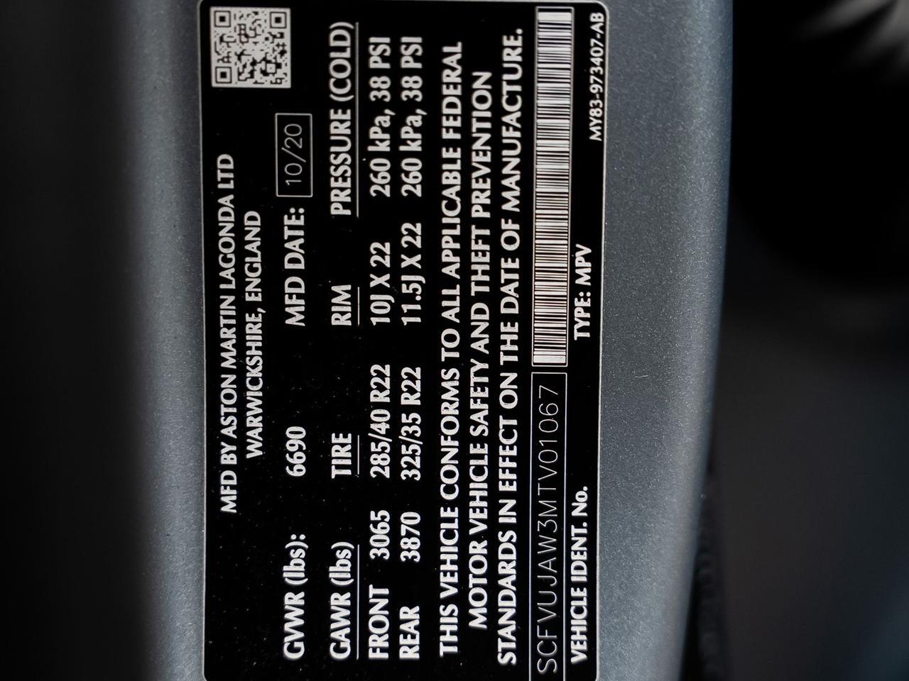 2021 Aston Martin DBX Base Ft Lauderdale FL