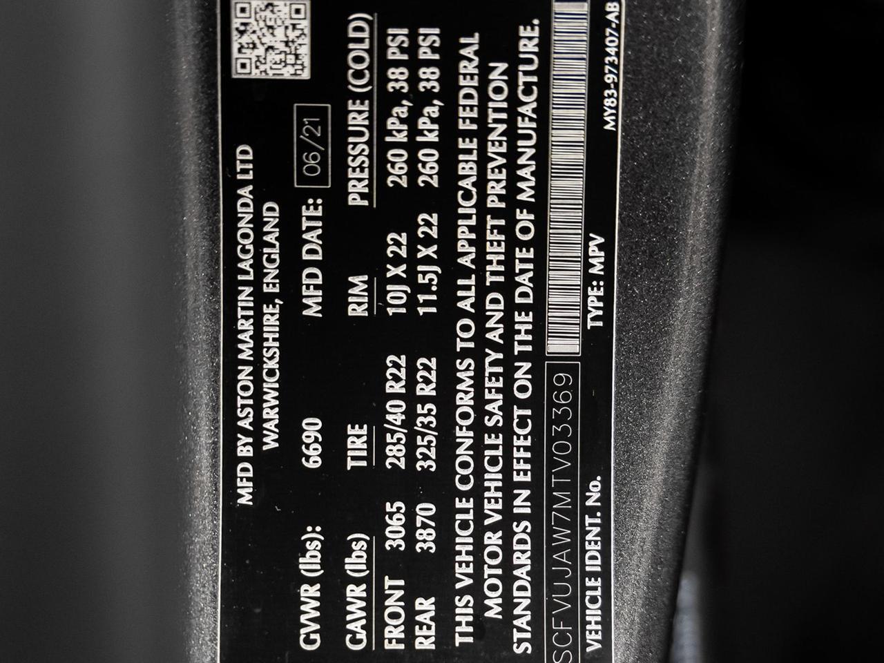 2021 Aston Martin DBX Base Ft Lauderdale FL
