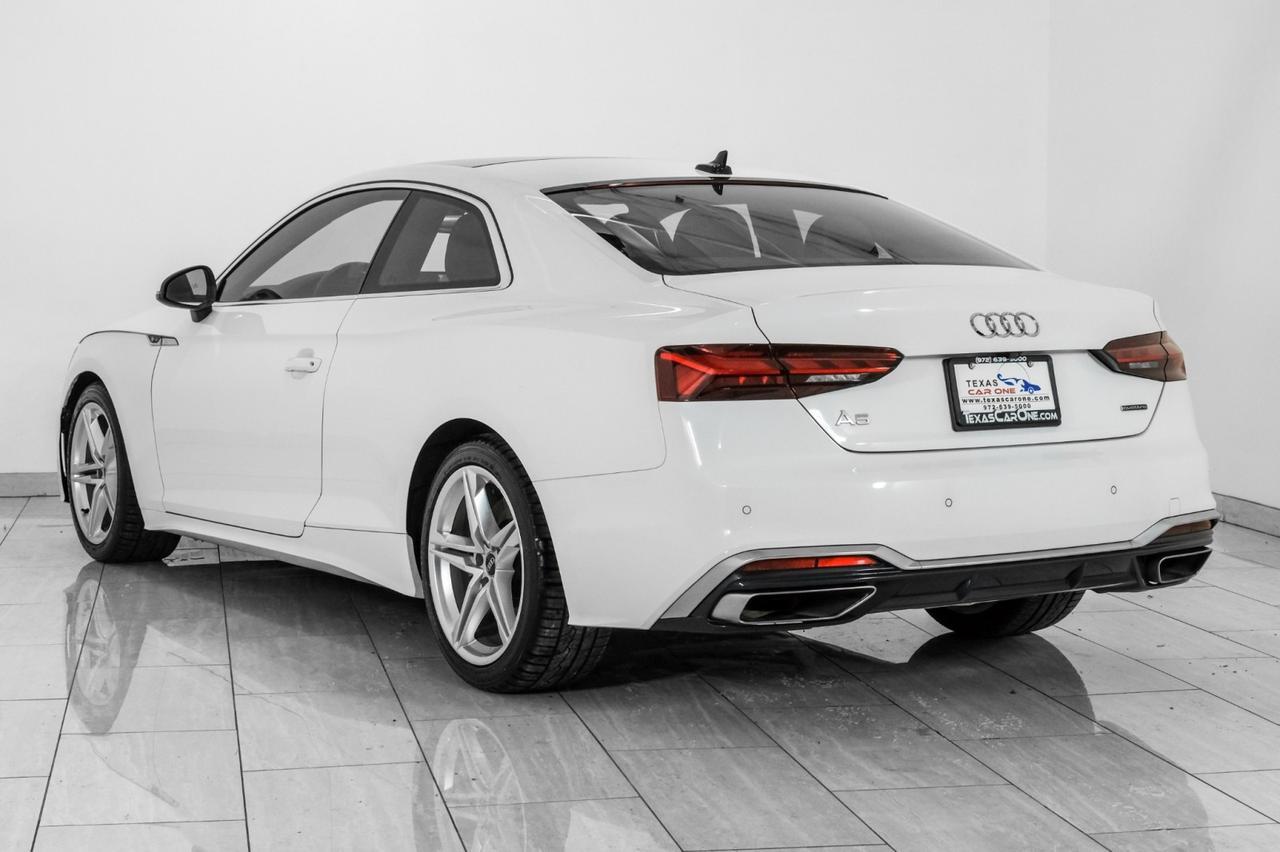 2021 Audi A5 Coupe S LINE QUATTRO PREMIUM BLIND SPOT ASSIST LANE DEPARTURE PANORAMA LEATHER SEATS Carrollton TX