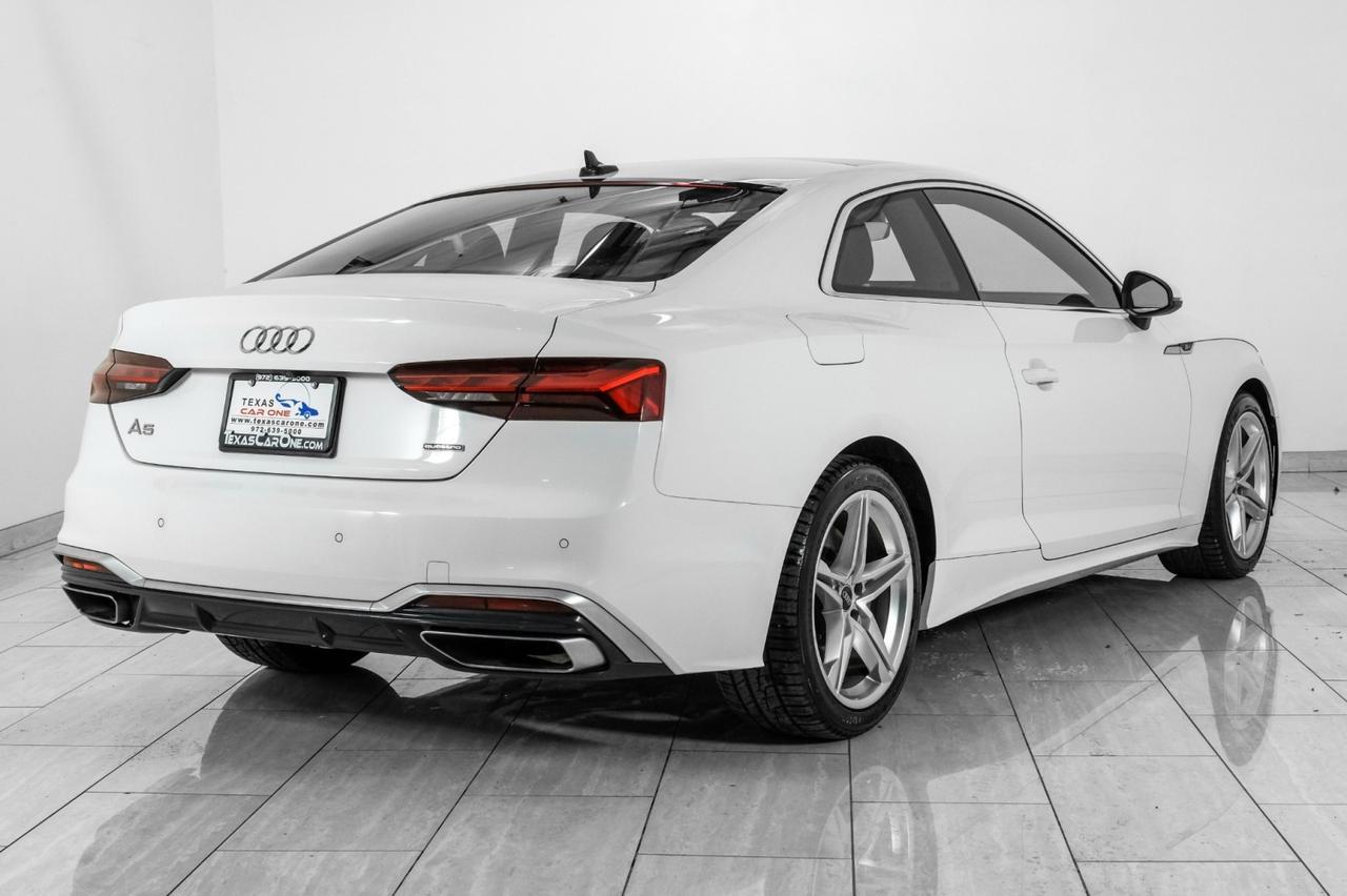 2021 Audi A5 Coupe S LINE QUATTRO PREMIUM BLIND SPOT ASSIST LANE DEPARTURE PANORAMA LEATHER SEATS Carrollton TX