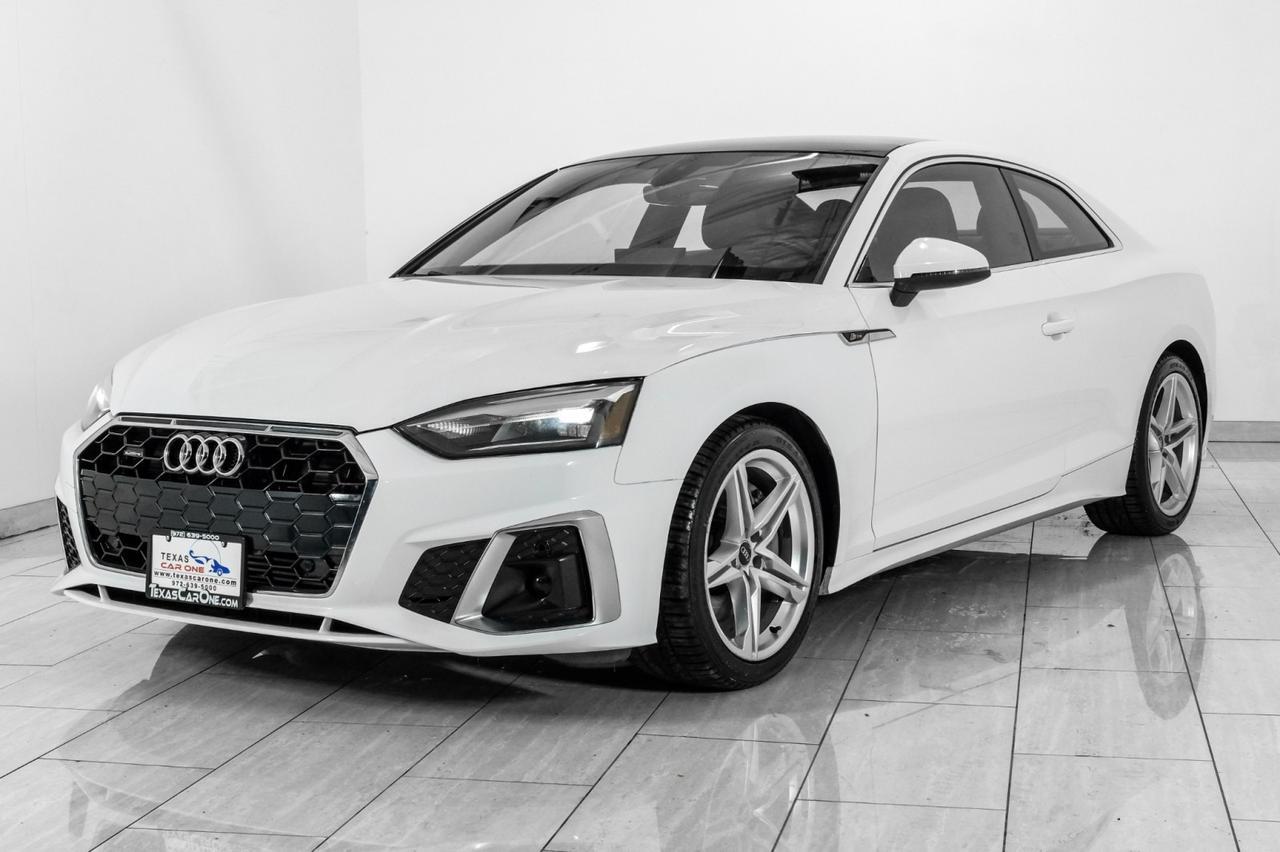 2021 Audi A5 Coupe S LINE QUATTRO PREMIUM BLIND SPOT ASSIST LANE DEPARTURE PANORAMA LEATHER SEATS Carrollton TX