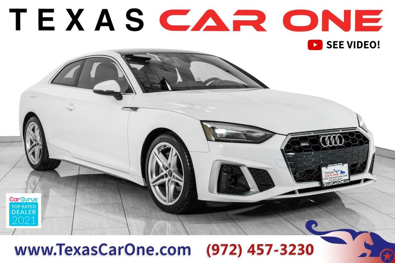 2021 Audi A5 Coupe S LINE QUATTRO PREMIUM BLIND SPOT ASSIST LANE DEPARTURE PANORAMA LEATHER SEATS Carrollton TX