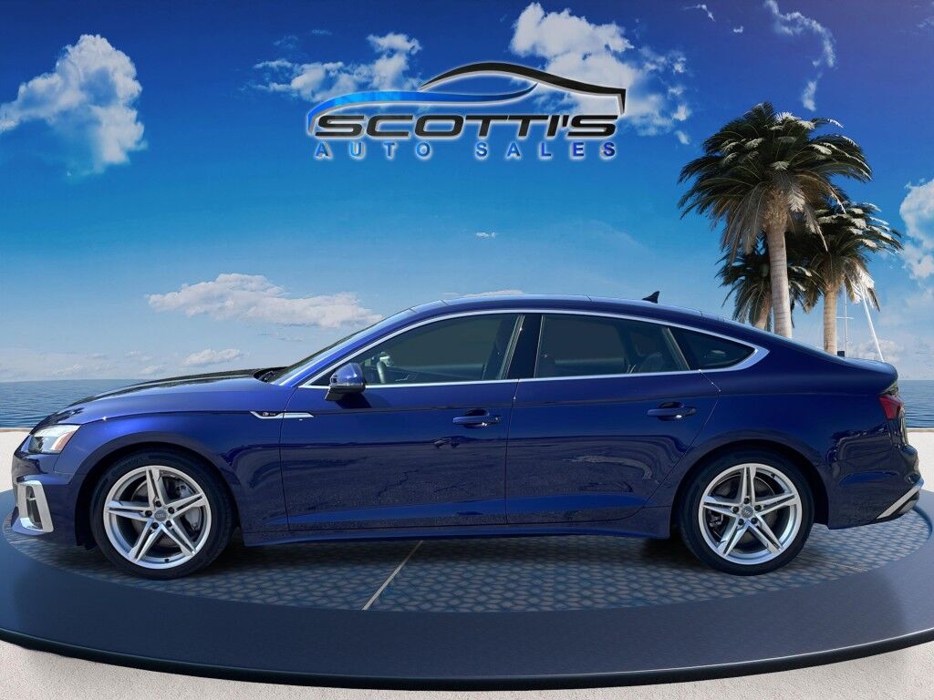 2021 Audi A5 Sportback S line Premium Plus~EXCELLENT CONDITION~ADAPTIVE CRUISE CONTROL~APPROACH LIGHTS~BLIND SPOT WARNING~DRIVER ASSISTANCE PACKAGE~HEATED SEATS~LEATHER SEATS~MOONROOF/ SUNROOF~PREMIUM SOUND SYSTEM~REAR CLIMATE CONTROLS~S LINE PACKAGE~SURROUND VIEW CAMERA~T Sarasota FL