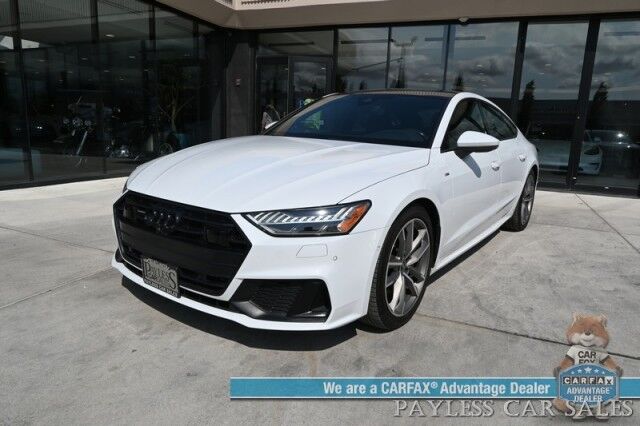 2021 Audi A7 Premium Plus 55 / AWD / S-Line / Heated & Cooled Leather Seats / Heated Steering Wheel / Sunroof / Navigation / Bang & Olufsen Speakers / Adaptive Cruise / Lane Departure & Blind Spot / 360 Camera / 29 MPG / 1-Owner Anchorage AK