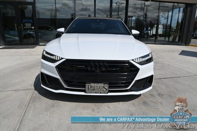 2021 Audi A7 Premium Plus 55 / AWD / S-Line / Heated & Cooled Leather Seats / Heated Steering Wheel / Sunroof / Navigation / Bang & Olufsen Speakers / Adaptive Cruise / Lane Departure & Blind Spot / 360 Camera / 29 MPG / 1-Owner Anchorage AK