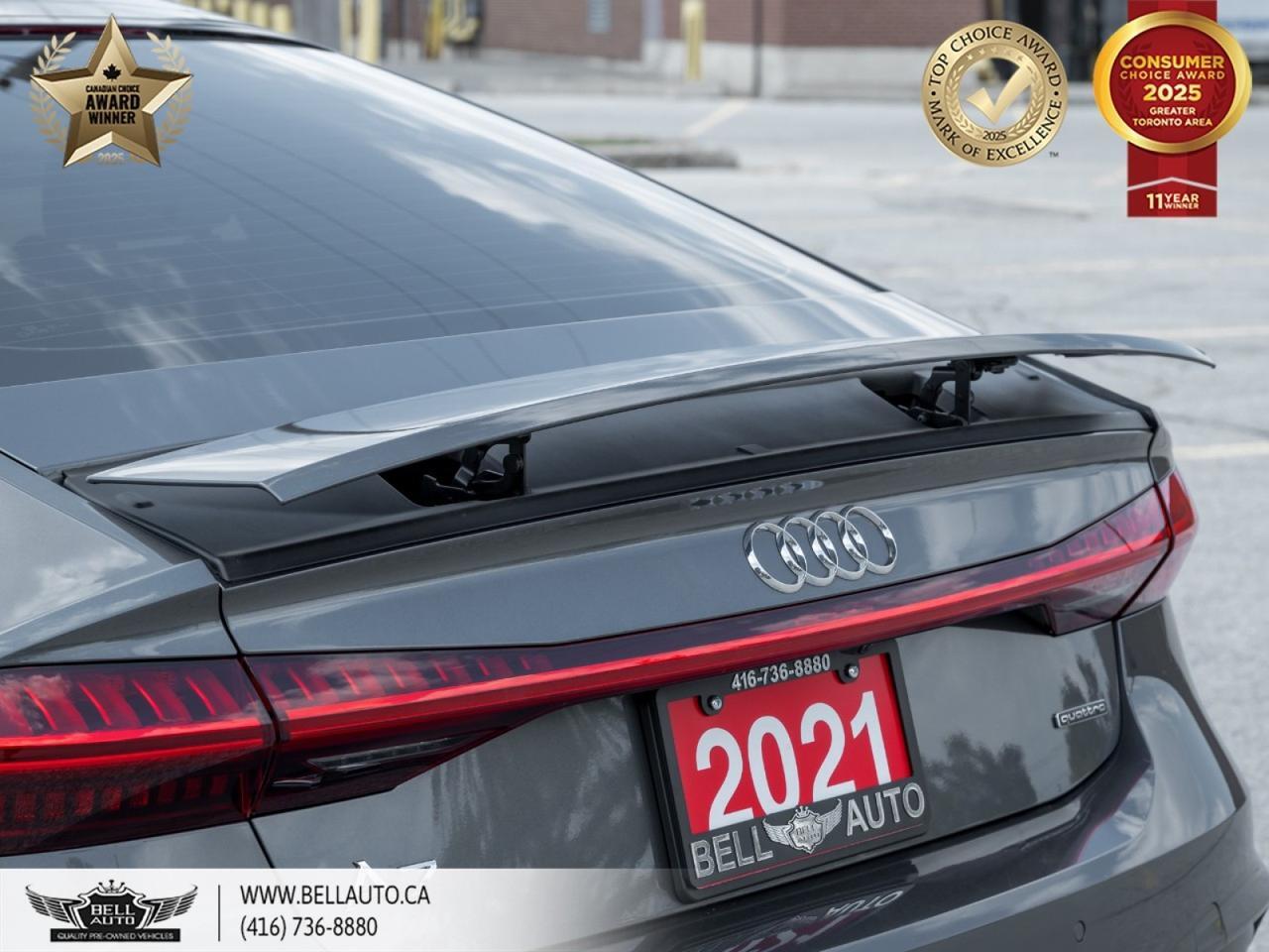 2021 Audi A7 Sportback Technik | QUATTRO | HUD | POWER AND MEMORY SEATS | WOOD TRIM | NO ACCIDENT Toronto ON