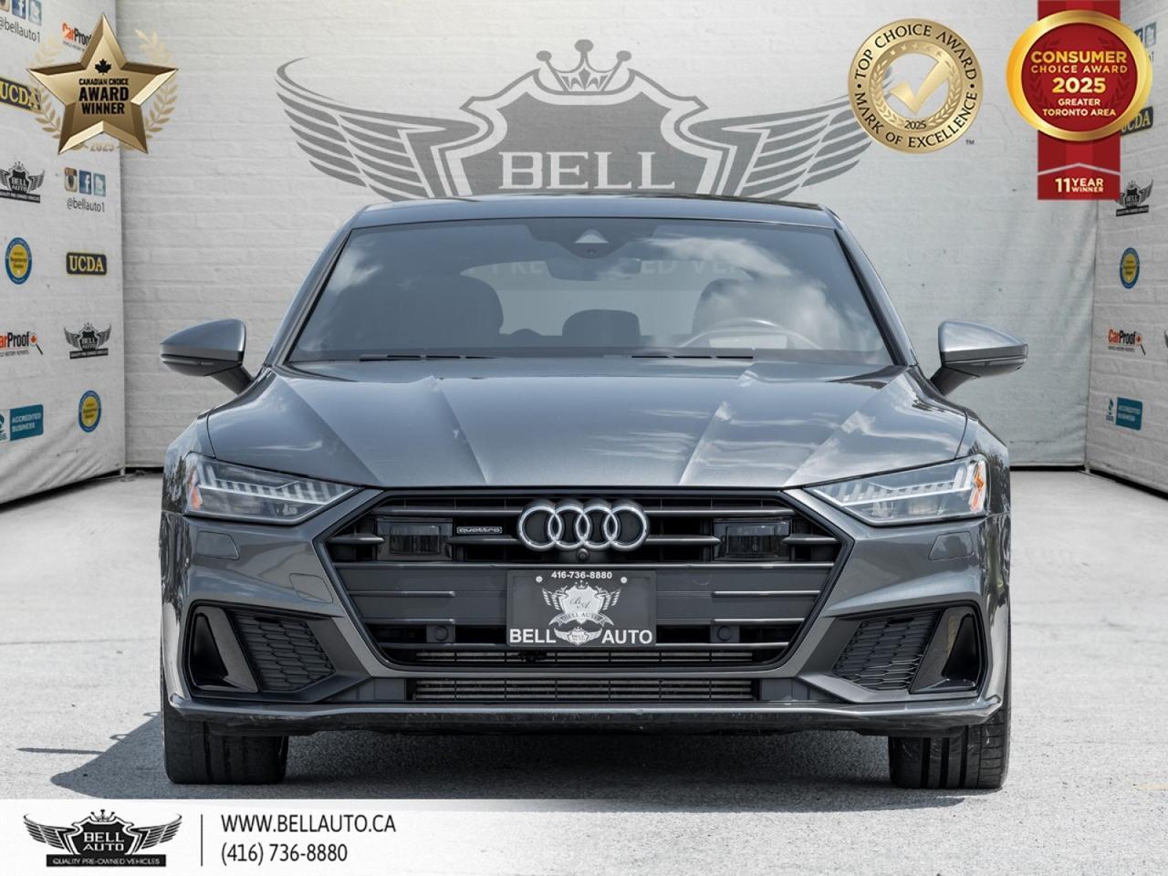 2021 Audi A7 Sportback Technik | QUATTRO | HUD | POWER AND MEMORY SEATS | WOOD TRIM | NO ACCIDENT Toronto ON