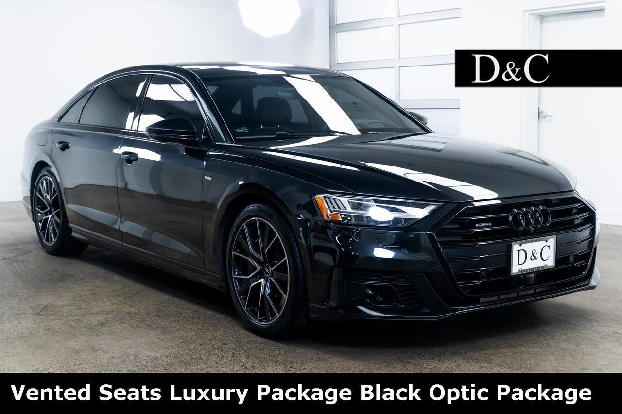 2021 Audi A8 4.0 Vented Seats Luxury Package Black Optic Package Portland OR
