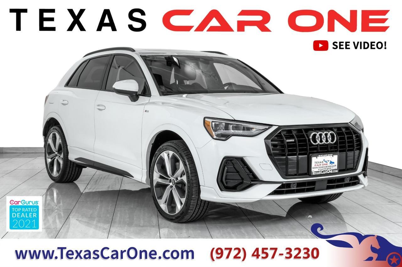 2021 Audi Q3 2.0T S-LINE PREMIUM QUATTRO BLIND SPOT PANORAMA LEATHER HEATED SEATS REAR CAMERA