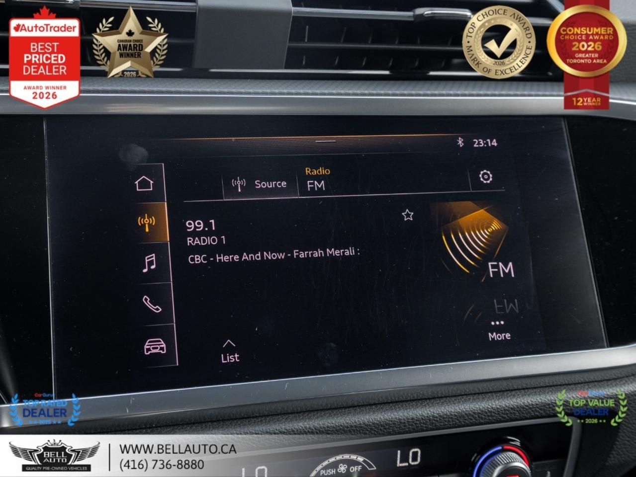 2021 Audi Q3 Komfort | B.CAM | PANO | LTHR | NOACCIDENT Toronto ON