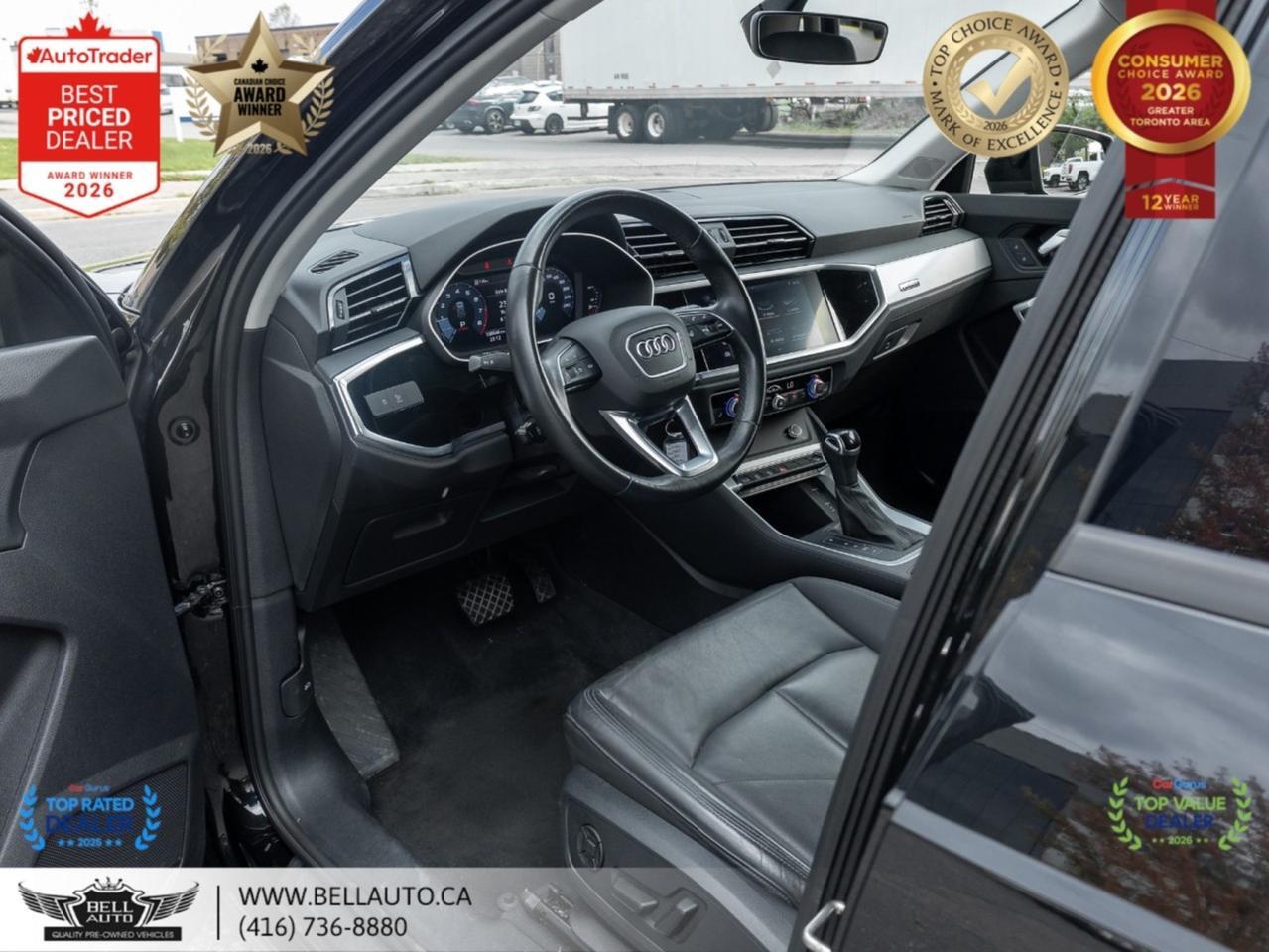 2021 Audi Q3 Komfort | B.CAM | PANO | LTHR | NOACCIDENT Toronto ON