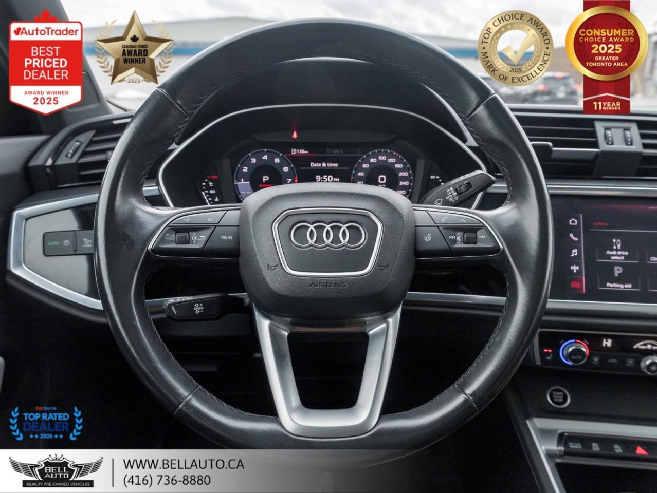 2021 Audi Q3 Komfort | QUATTRO | KEYLESS | PANO | B.CAM | NOACCIDENT Toronto ON