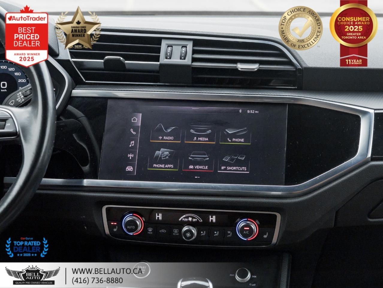 2021 Audi Q3 Komfort | QUATTRO | KEYLESS | PANO | B.CAM | NOACCIDENT Toronto ON