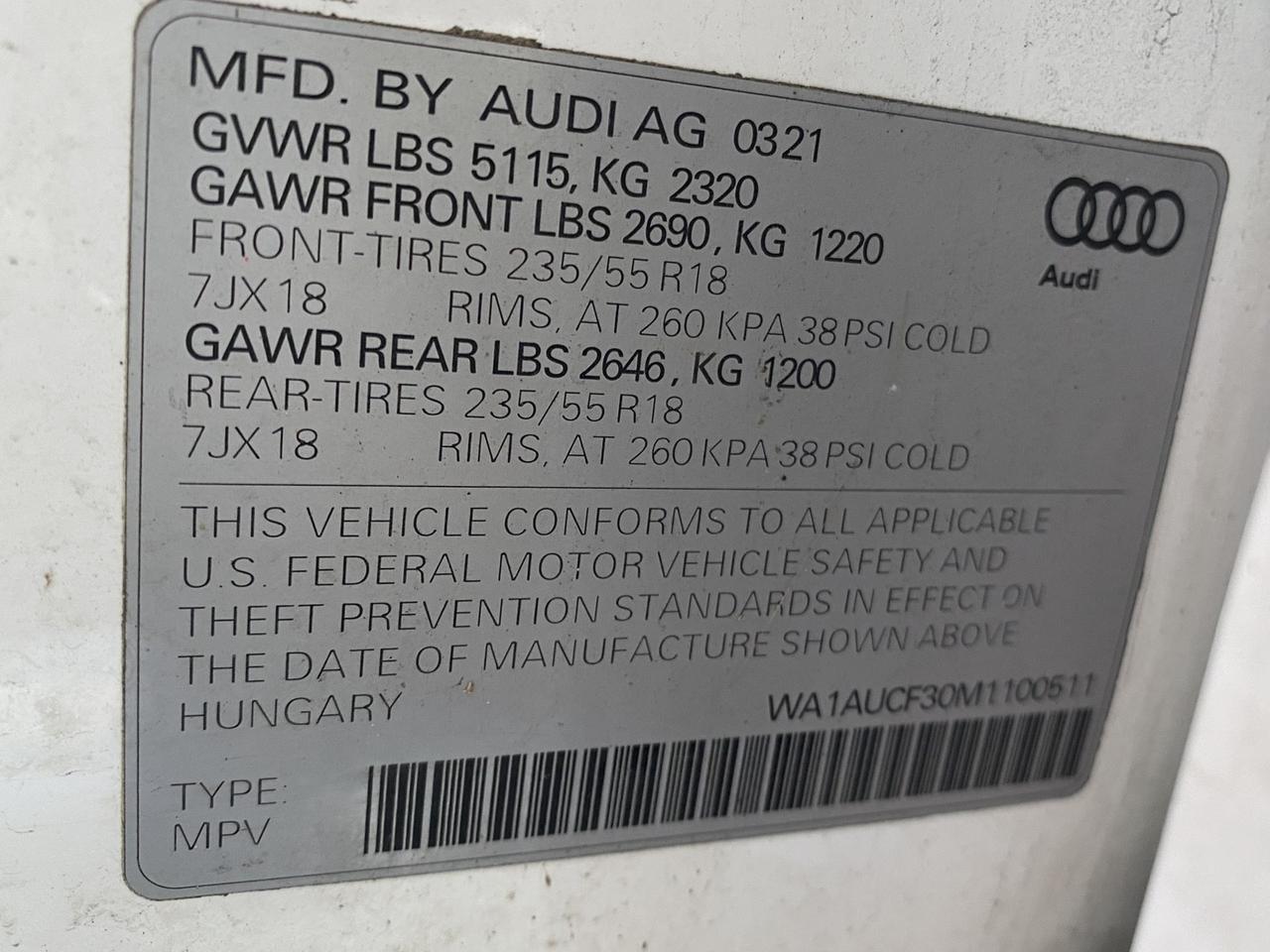 2021 Audi Q3 Premium Richmond Hill NY