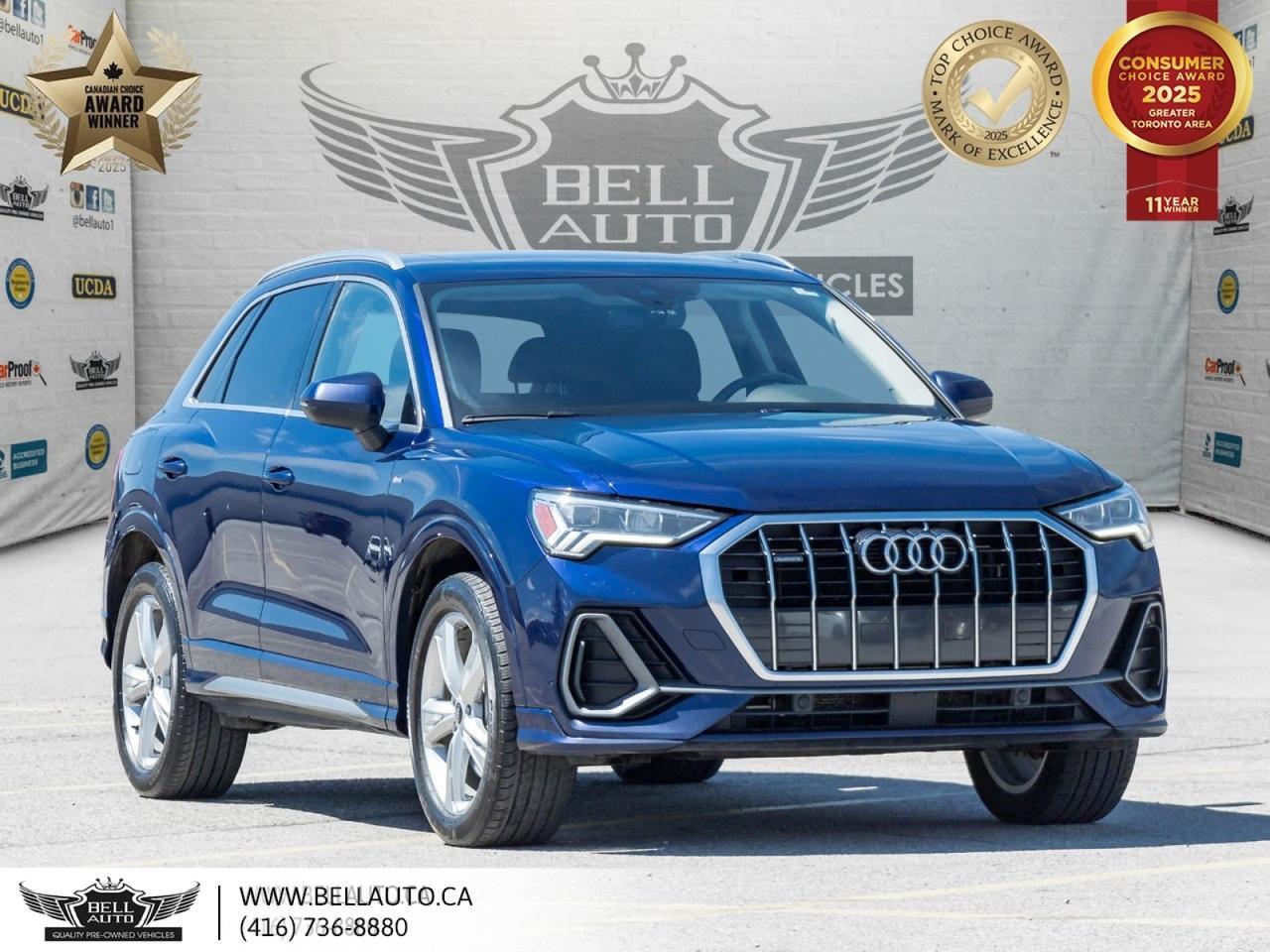 2021 Audi Q3 Progressiv 45TFSI | S-LINE | PANOROOF | DIGITALDASH | LEATHER | NOACCIDENT
