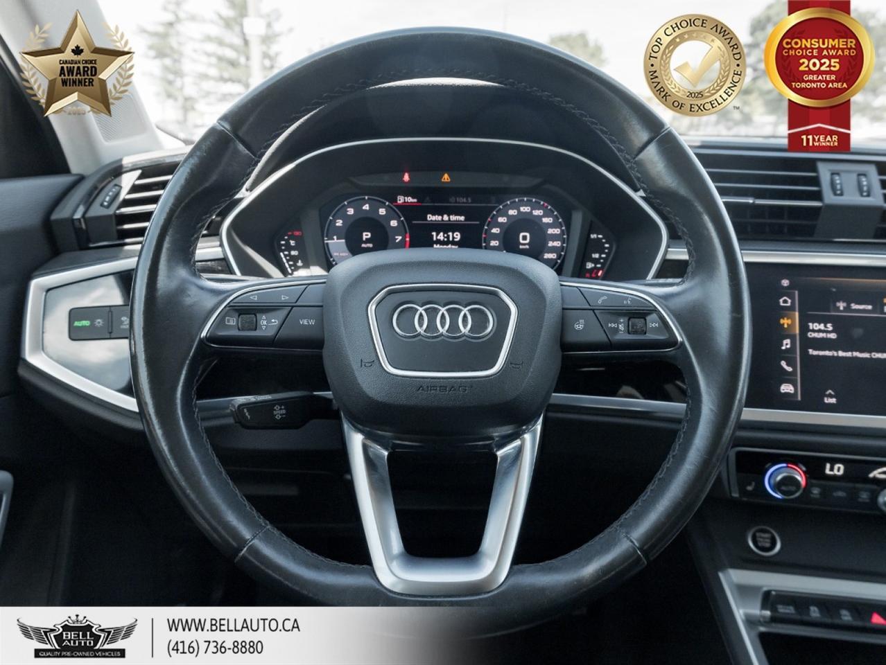 2021 Audi Q3 Progressiv 45TFSI | S-LINE | PANOROOF | DIGITALDASH | LEATHER | NOACCIDENT Toronto ON