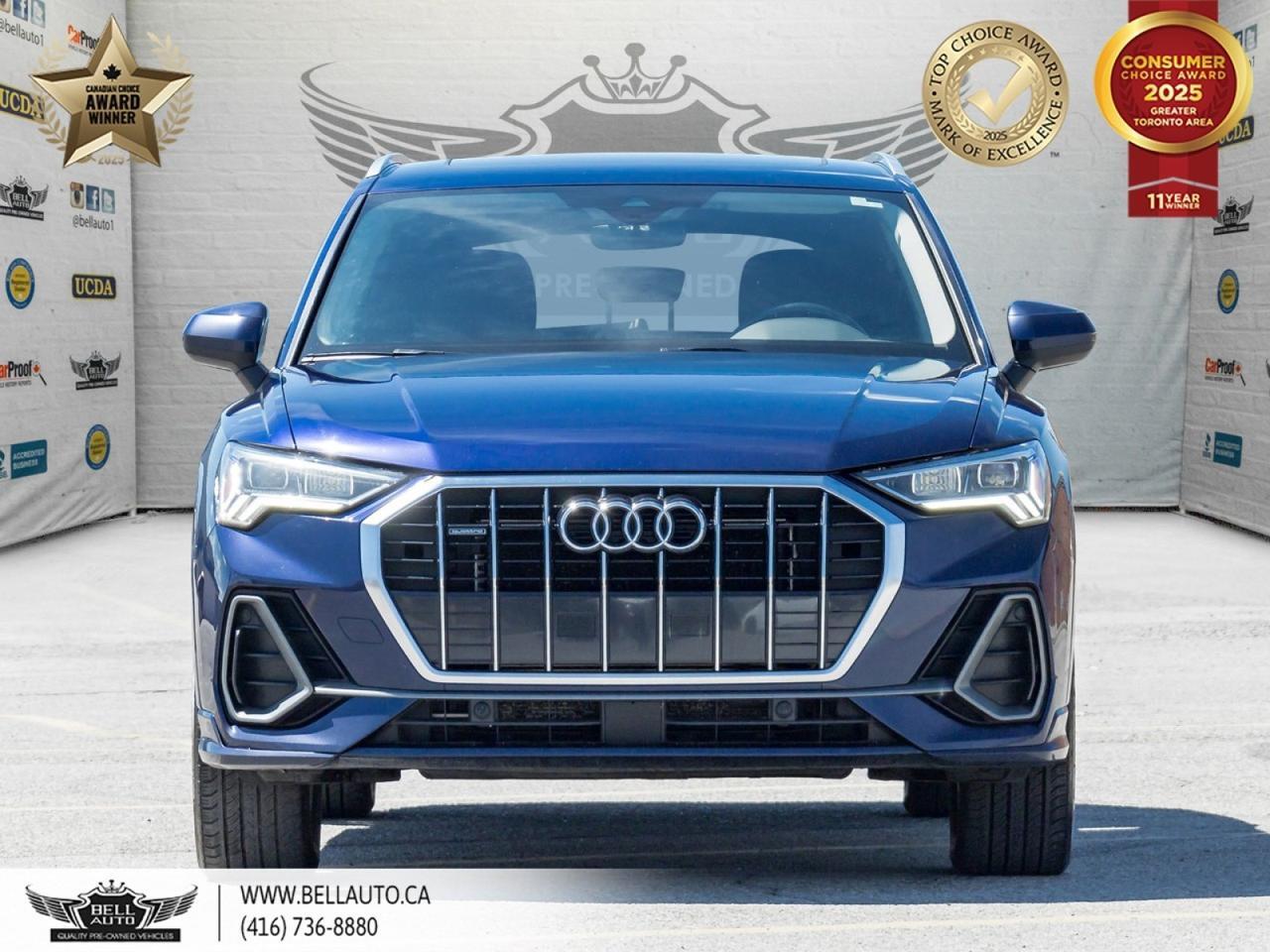 2021 Audi Q3 Progressiv 45TFSI | S-LINE | PANOROOF | DIGITALDASH | LEATHER | NOACCIDENT Toronto ON