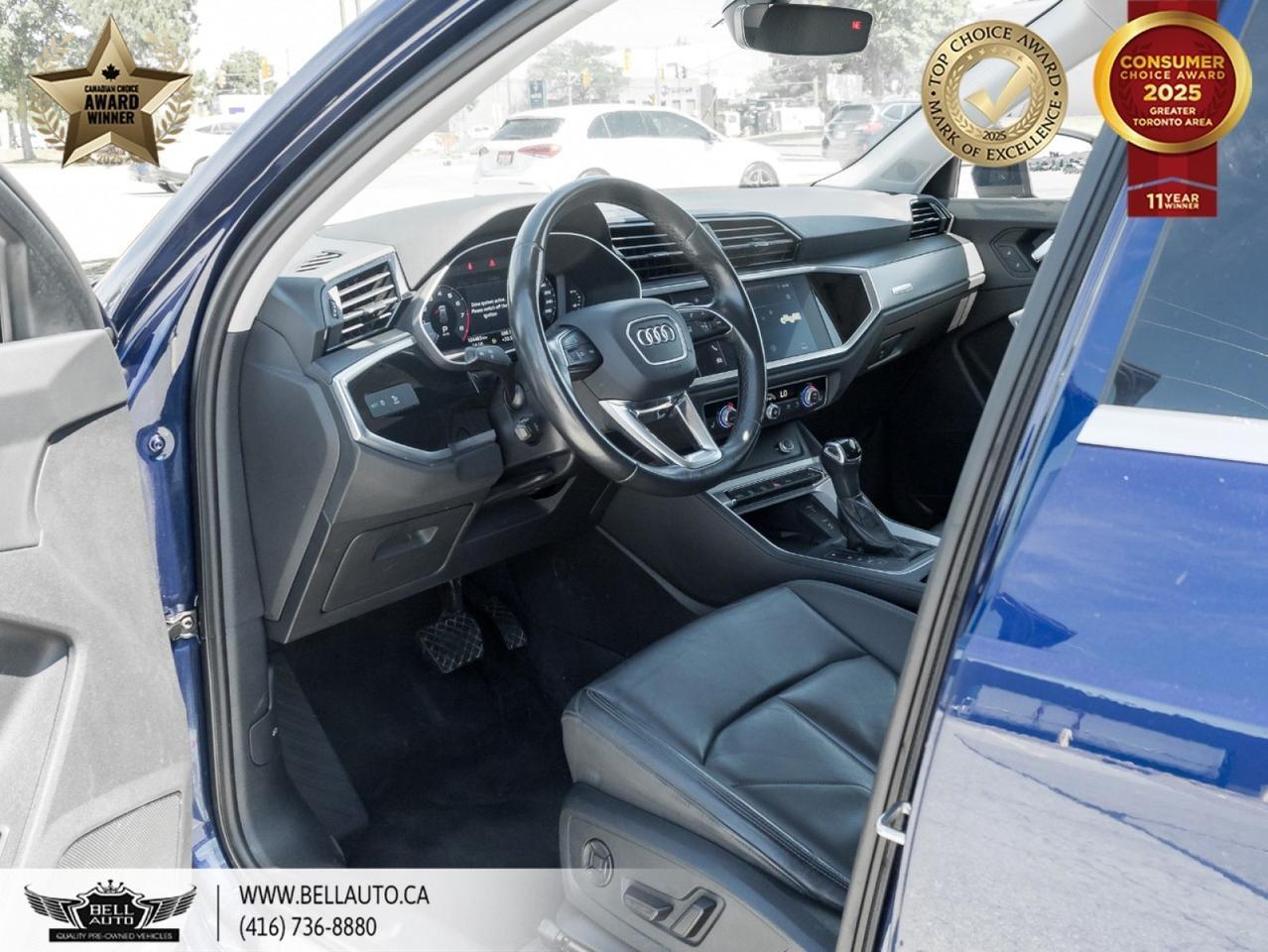 2021 Audi Q3 Progressiv 45TFSI | S-LINE | PANOROOF | DIGITALDASH | LEATHER | NOACCIDENT Toronto ON