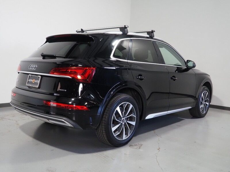 2021 Audi Q5 Premium Plus 45 TFSI Quattro *VIRTUAL COCKPIT, ADAPTIVE CRUISE, SAFETY ALERTS, 360 VIEW CAMERAS, COLOR TOUCHSCREEN, PANORAMA MOONROOF, LEATHER, HEATED SEATS/STEERING, POWER LIFTGATE, ADVANCED KEY, WIRELESS CHARGING, APPLE CARPLAY Round Rock TX