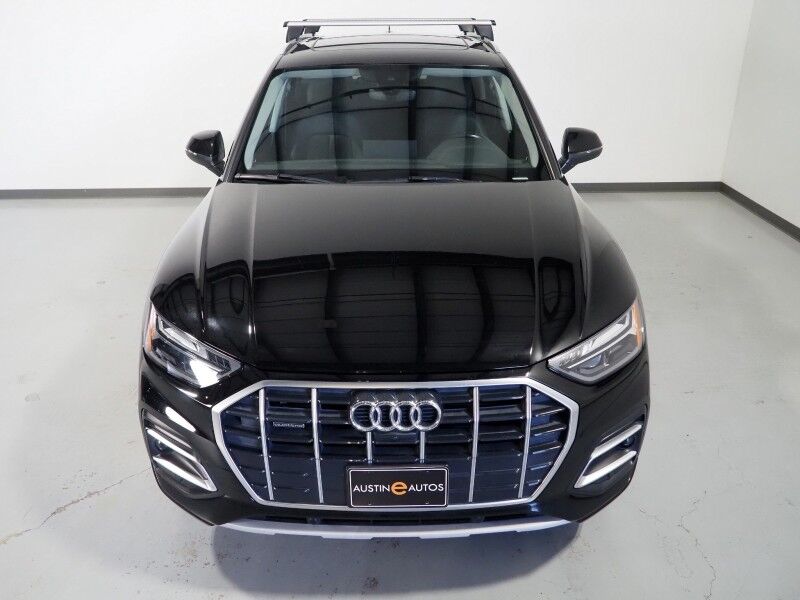 2021 Audi Q5 Premium Plus 45 TFSI Quattro *VIRTUAL COCKPIT, ADAPTIVE CRUISE, SAFETY ALERTS, 360 VIEW CAMERAS, COLOR TOUCHSCREEN, PANORAMA MOONROOF, LEATHER, HEATED SEATS/STEERING, POWER LIFTGATE, ADVANCED KEY, WIRELESS CHARGING, APPLE CARPLAY Round Rock TX