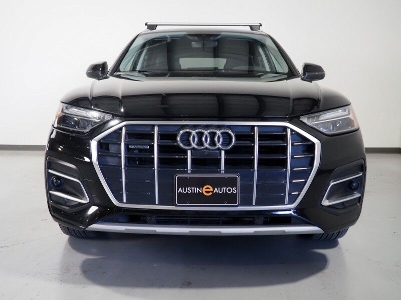 2021 Audi Q5 Premium Plus 45 TFSI Quattro *VIRTUAL COCKPIT, ADAPTIVE CRUISE, SAFETY ALERTS, 360 VIEW CAMERAS, COLOR TOUCHSCREEN, PANORAMA MOONROOF, LEATHER, HEATED SEATS/STEERING, POWER LIFTGATE, ADVANCED KEY, WIRELESS CHARGING, APPLE CARPLAY Round Rock TX