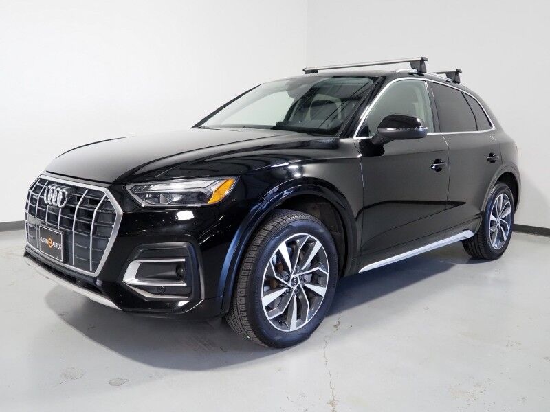 2021 Audi Q5 Premium Plus 45 TFSI Quattro *VIRTUAL COCKPIT, ADAPTIVE CRUISE, SAFETY ALERTS, 360 VIEW CAMERAS, COLOR TOUCHSCREEN, PANORAMA MOONROOF, LEATHER, HEATED SEATS/STEERING, POWER LIFTGATE, ADVANCED KEY, WIRELESS CHARGING, APPLE CARPLAY Round Rock TX