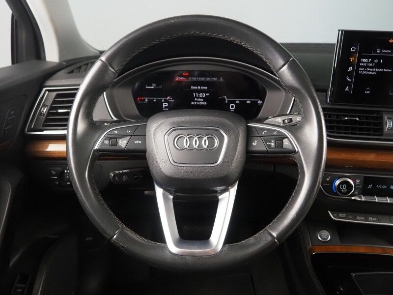 2021 Audi Q5 Premium Plus 45 TFSI Quattro *VIRTUAL COCKPIT, ADAPTIVE CRUISE, SAFETY ALERTS, 360 VIEW CAMERAS, COLOR TOUCHSCREEN, PANORAMA MOONROOF, LEATHER, HEATED SEATS/STEERING, POWER LIFTGATE, ADVANCED KEY, WIRELESS CHARGING, APPLE CARPLAY Round Rock TX