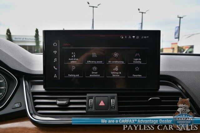 2021 Audi Q5 Premium Plus / AWD / Power & Heated Leather Seats / Heated Steering Wheel / Panoramic Sunroof / Adaptive Cruise / Lane Depart & Blind Spot Alert / 360 Camera / Apple CarPlay & Android Auto / USB Input / 28 MPG Anchorage AK