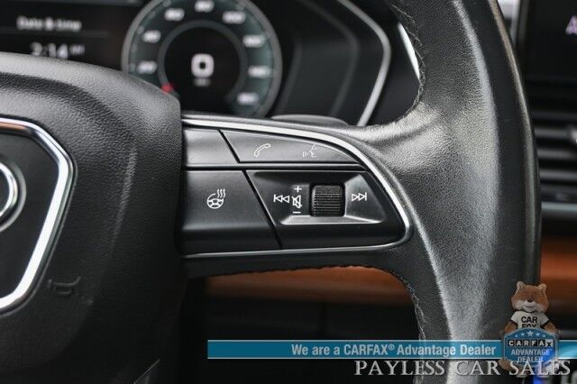 2021 Audi Q5 Premium Plus / AWD / Power & Heated Leather Seats / Heated Steering Wheel / Panoramic Sunroof / Adaptive Cruise / Lane Depart & Blind Spot Alert / 360 Camera / Apple CarPlay & Android Auto / USB Input / 28 MPG Anchorage AK