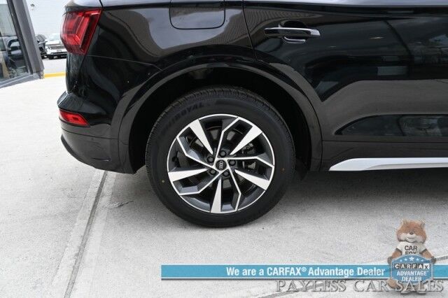 2021 Audi Q5 Premium Plus / AWD / Power & Heated Leather Seats / Heated Steering Wheel / Panoramic Sunroof / Adaptive Cruise / Lane Depart & Blind Spot Alert / 360 Camera / Apple CarPlay & Android Auto / USB Input / 28 MPG Anchorage AK