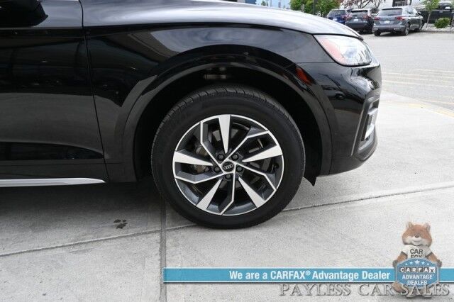 2021 Audi Q5 Premium Plus / AWD / Power & Heated Leather Seats / Heated Steering Wheel / Panoramic Sunroof / Adaptive Cruise / Lane Depart & Blind Spot Alert / 360 Camera / Apple CarPlay & Android Auto / USB Input / 28 MPG Anchorage AK