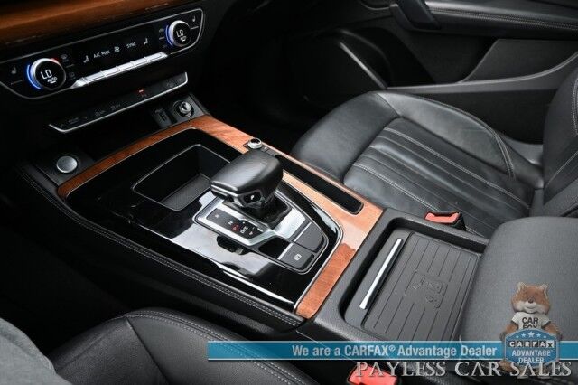 2021 Audi Q5 Premium Plus / AWD / Power & Heated Leather Seats / Heated Steering Wheel / Panoramic Sunroof / Adaptive Cruise / Lane Depart & Blind Spot Alert / 360 Camera / Apple CarPlay & Android Auto / USB Input / 28 MPG Anchorage AK