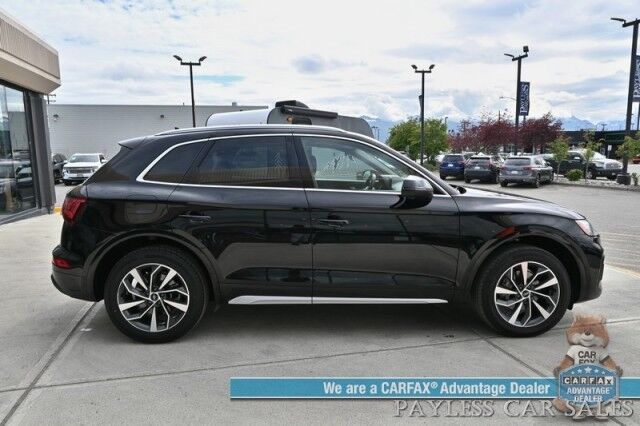 2021 Audi Q5 Premium Plus / AWD / Power & Heated Leather Seats / Heated Steering Wheel / Panoramic Sunroof / Adaptive Cruise / Lane Depart & Blind Spot Alert / 360 Camera / Apple CarPlay & Android Auto / USB Input / 28 MPG Anchorage AK