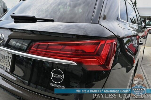 2021 Audi Q5 Premium Plus / AWD / Power & Heated Leather Seats / Heated Steering Wheel / Panoramic Sunroof / Adaptive Cruise / Lane Depart & Blind Spot Alert / 360 Camera / Apple CarPlay & Android Auto / USB Input / 28 MPG Anchorage AK