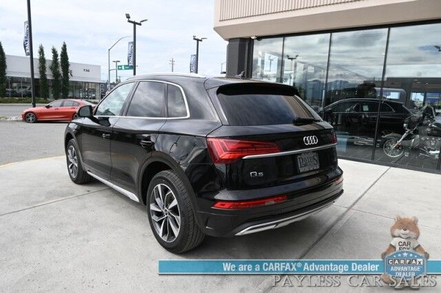 2021 Audi Q5 Premium Plus / AWD / Power & Heated Leather Seats / Heated Steering Wheel / Panoramic Sunroof / Adaptive Cruise / Lane Depart & Blind Spot Alert / 360 Camera / Apple CarPlay & Android Auto / USB Input / 28 MPG Anchorage AK