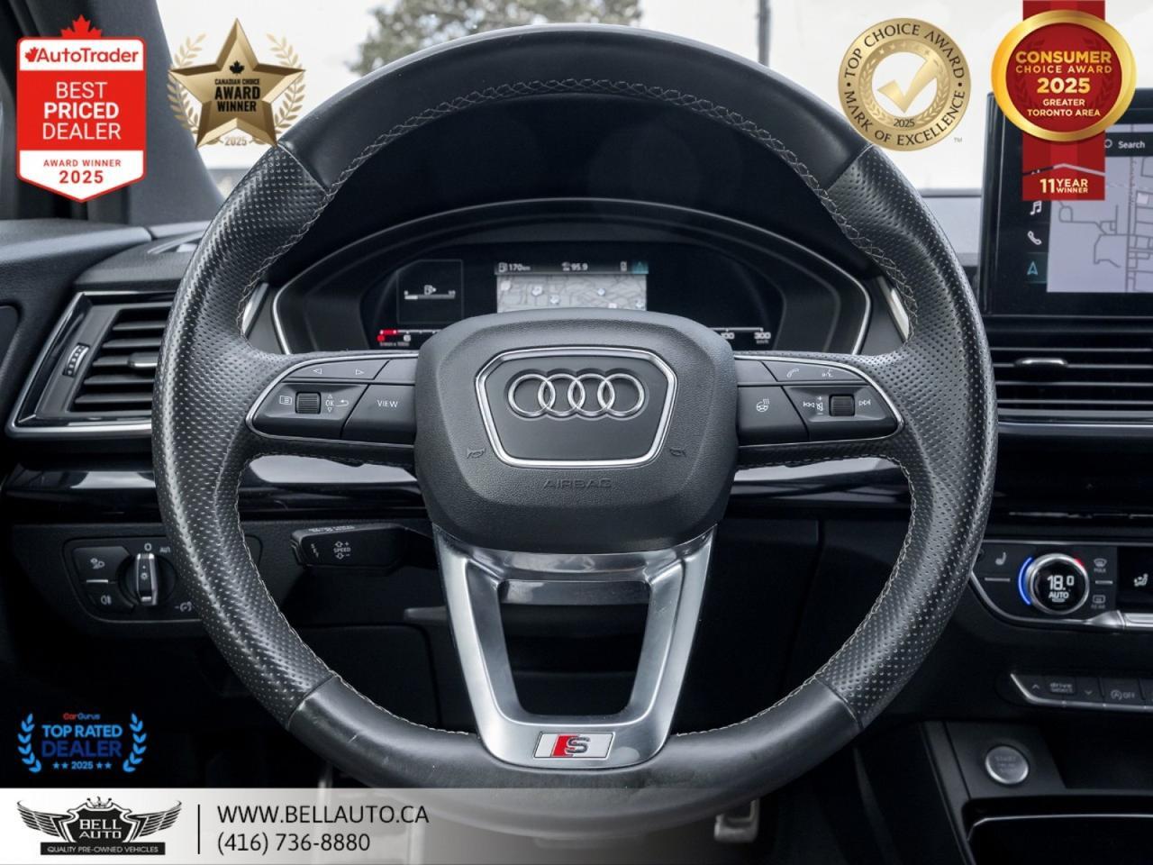 2021 Audi Q5 Progressiv QUATTRO | S-LINE | BLKPKG | PANO | 20"AUDI SPORT WHEELS | NOACCIDENT Toronto ON