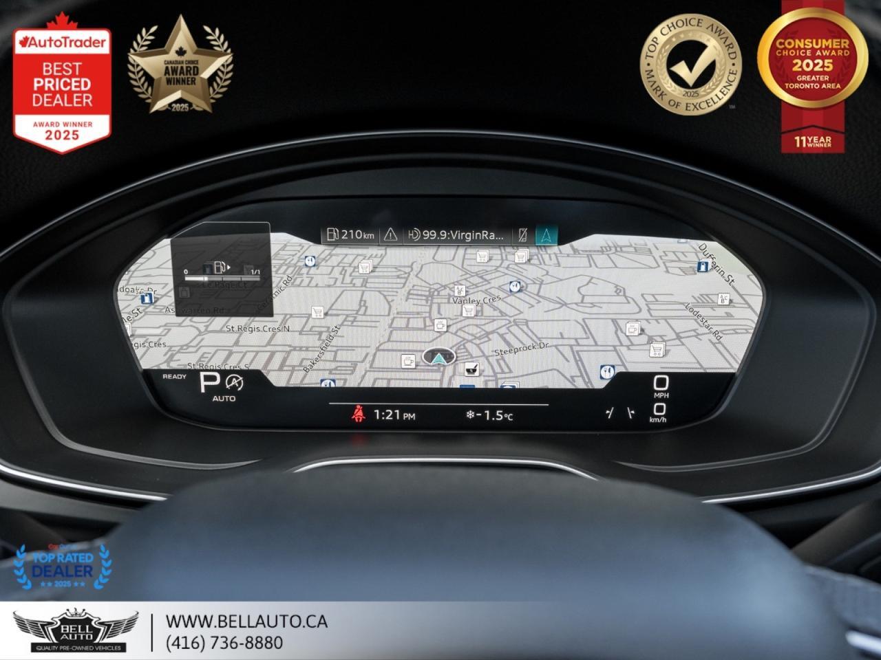 2021 Audi Q5 Technik | S-LINE | BLK PKG | NAVI | 360CAM | PANO | B&O | NOACCIDENT Toronto ON