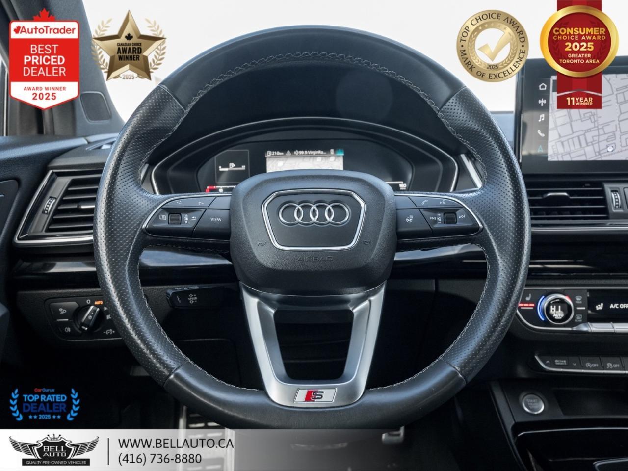 2021 Audi Q5 Technik | S-LINE | BLK PKG | NAVI | 360CAM | PANO | B&O | NOACCIDENT Toronto ON