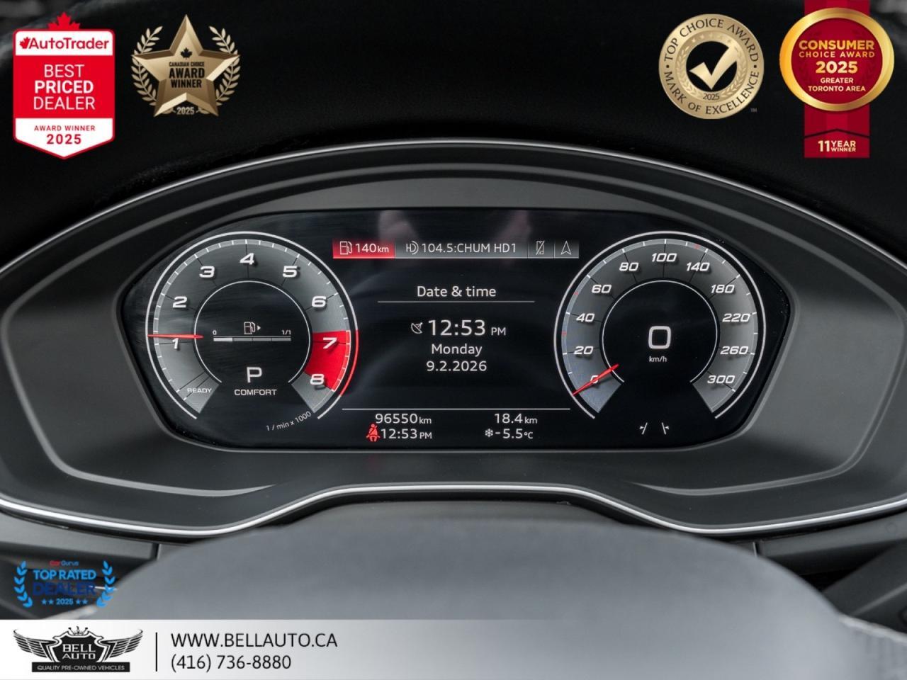 2021 Audi Q5 Technik | S-LINE | BLK PKG | NAVI | 360CAM | PANO | B&O | NOACCIDENT Toronto ON