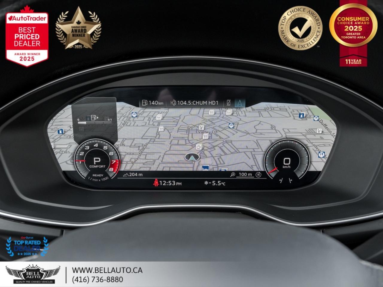 2021 Audi Q5 Technik | S-LINE | BLK PKG | NAVI | 360CAM | PANO | B&O | NOACCIDENT Toronto ON