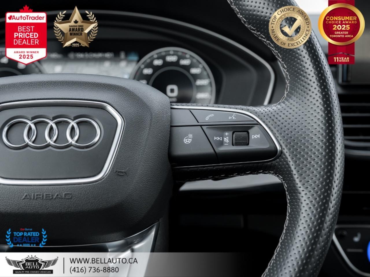 2021 Audi Q5 Technik | S-LINE | BLK PKG | NAVI | 360CAM | PANO | B&O | NOACCIDENT Toronto ON