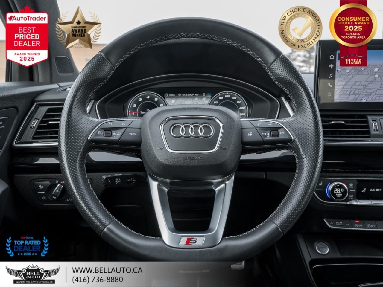 2021 Audi Q5 Technik | S-LINE | BLK PKG | NAVI | 360CAM | PANO | B&O | NOACCIDENT Toronto ON