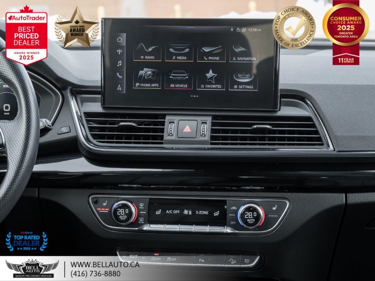 2021 Audi Q5 Technik | S-LINE | BLK PKG | NAVI | 360CAM | PANO | B&O | NOACCIDENT Toronto ON