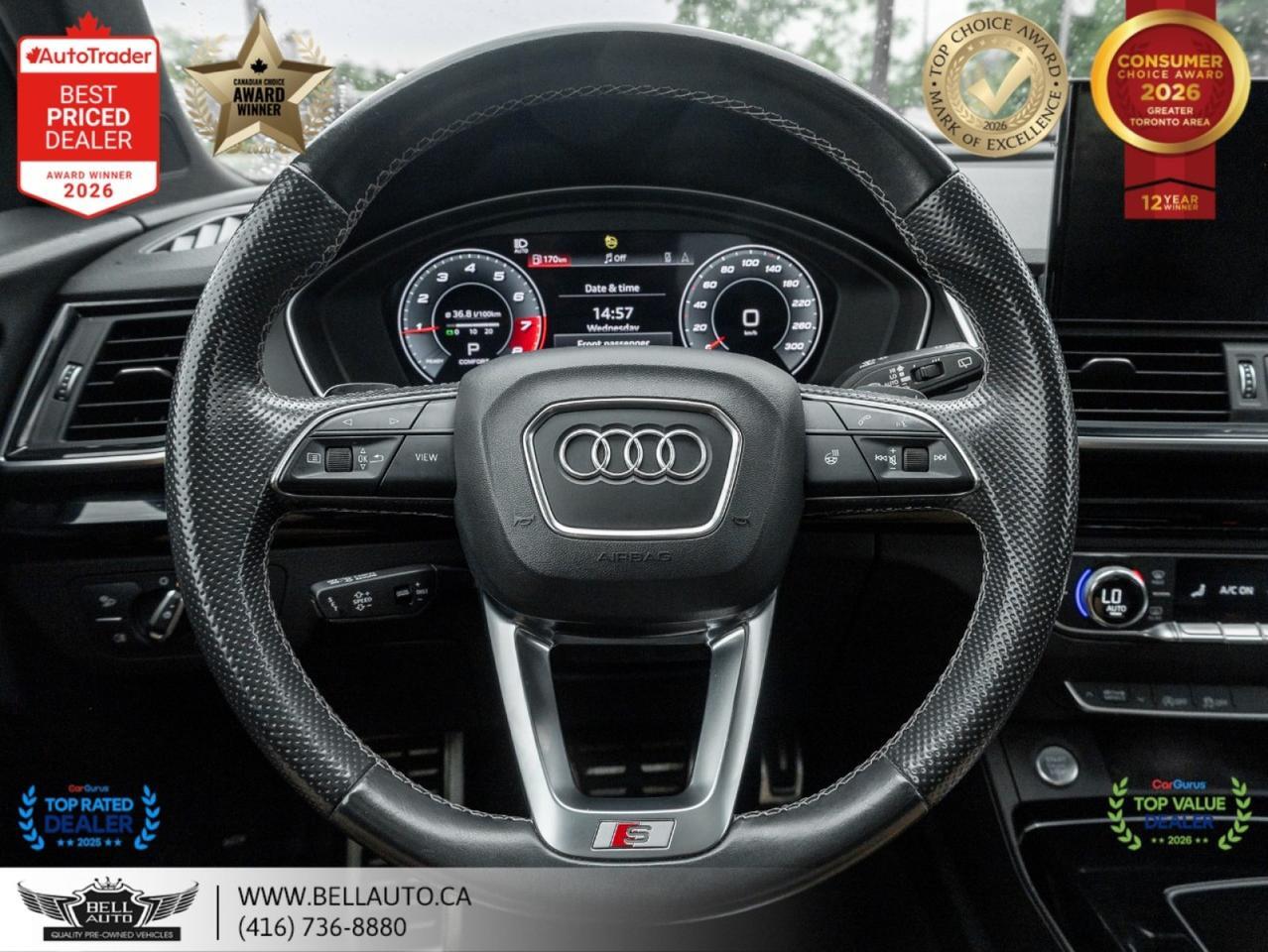 2021 Audi Q5 Technik | S-LINE | BLKOPTIC | NAVI | 360CAM | PANO | B&O | NOACCIDENT Toronto ON