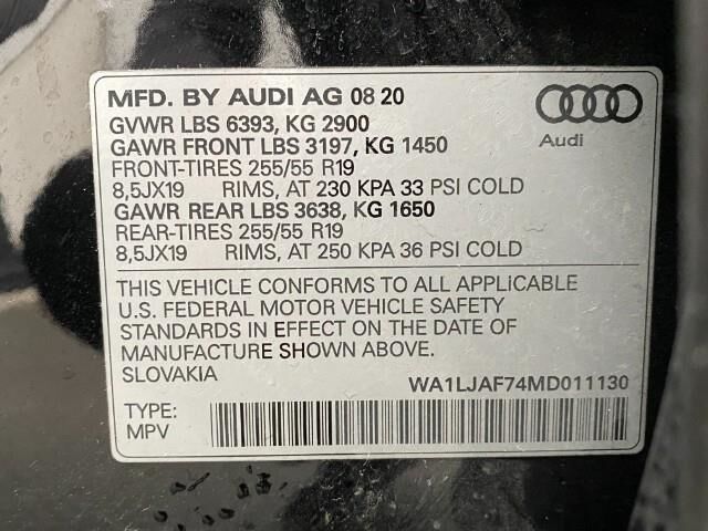 2021 Audi Q7 Premium Plus Appleton WI