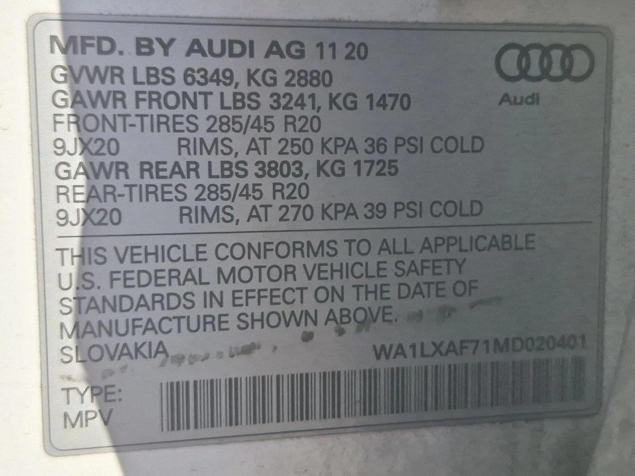 2021 Audi Q7 Premium Plus Roseville CA