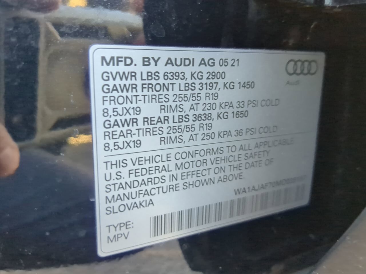 2021 Audi Q7 Premium Winder GA