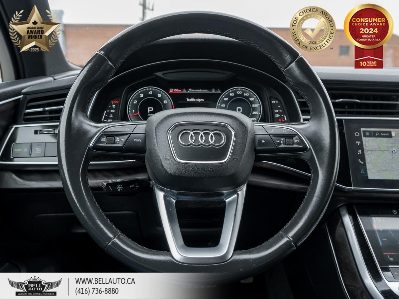 2021 Audi Q7 Progressiv, QUATTRO, 360CAM, 7-PASS, NAVI, PANO, BACKUPCAM, B.SPOT, DRVRASSISTPKG, NOACCIDENT Toronto ON